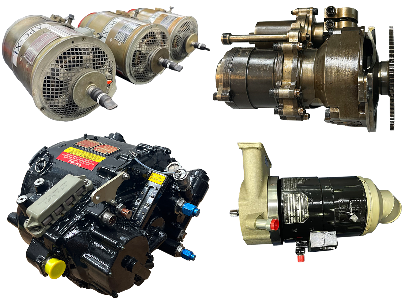 different types of power generation components for aircraft